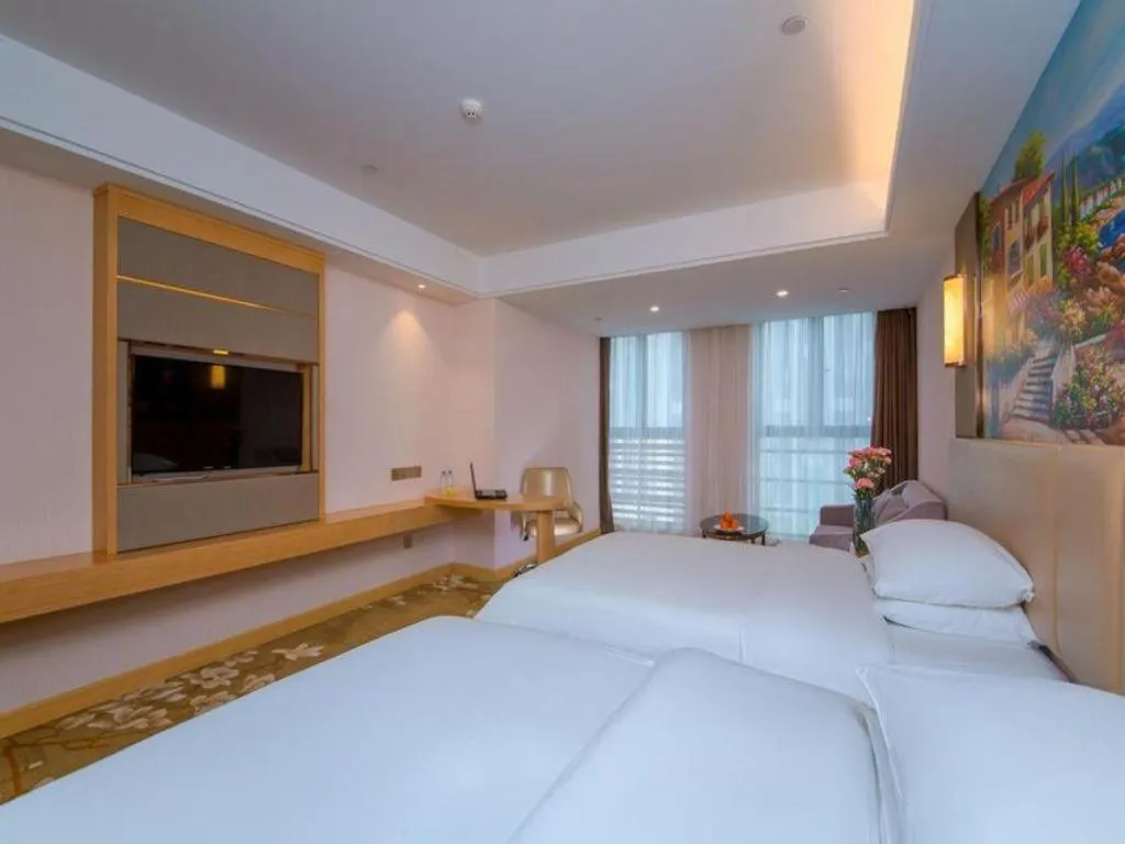 Bed in Vienna Hotel Wuhan Wenhua Avenue Jiangxia Keting Metro Station