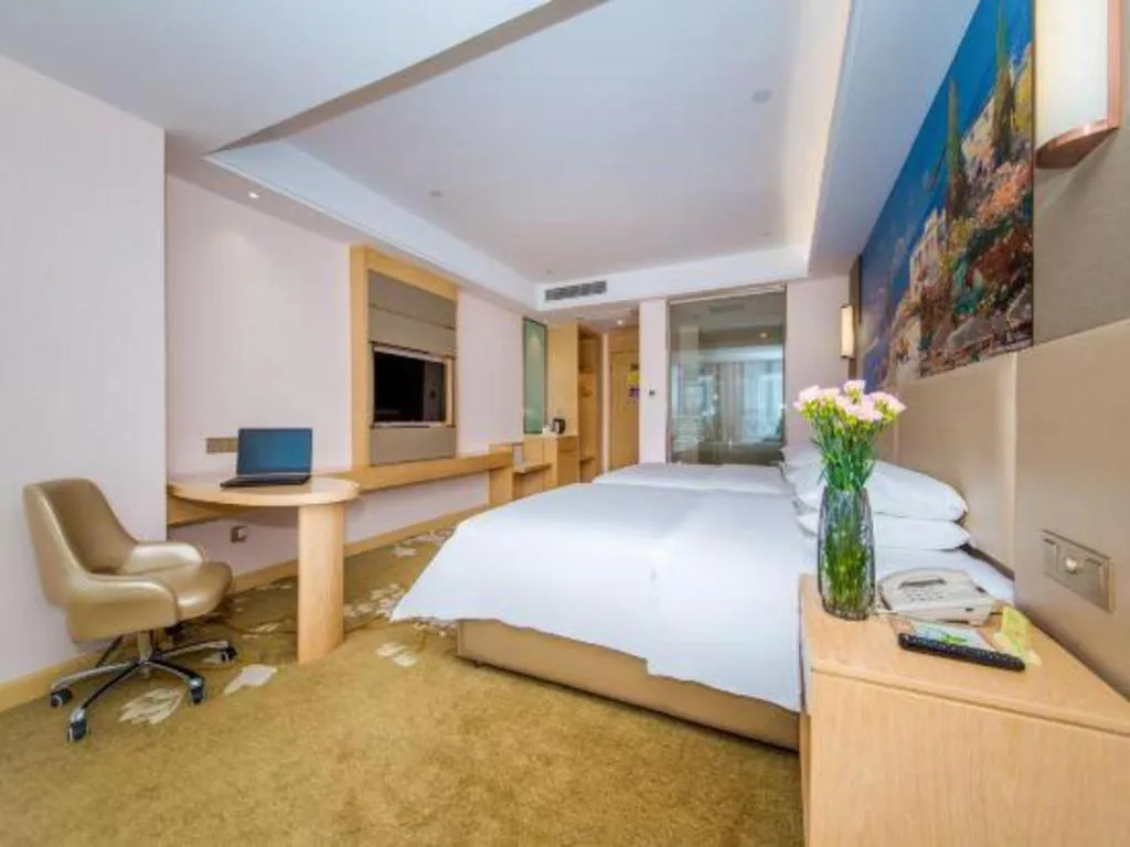 Bed in Vienna Hotel Wuhan Wenhua Avenue Jiangxia Keting Metro Station