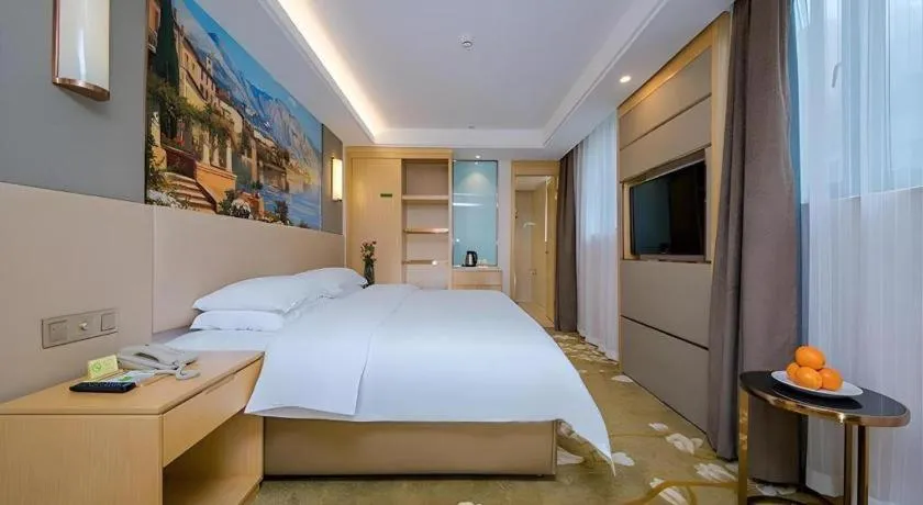 Bed in Vienna Hotel Wuhan Wenhua Avenue Jiangxia Keting Metro Station