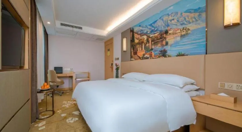 Bed in Vienna Hotel Wuhan Wenhua Avenue Jiangxia Keting Metro Station