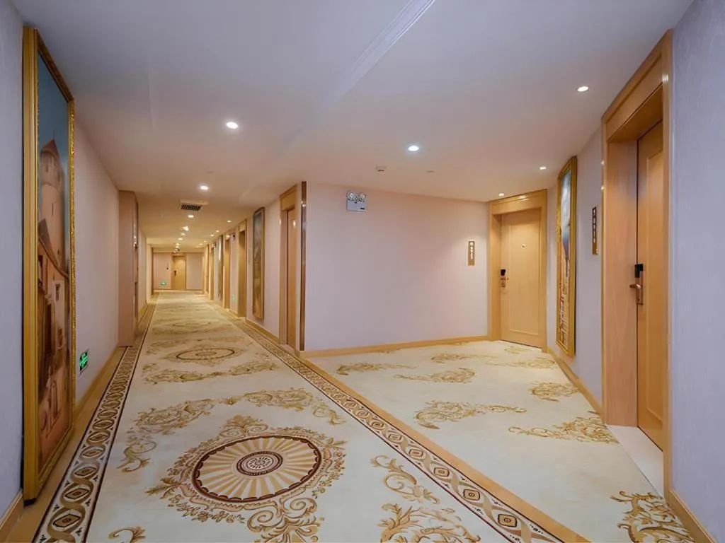 Bed in Vienna Hotel Wuhan Wenhua Avenue Jiangxia Keting Metro Station