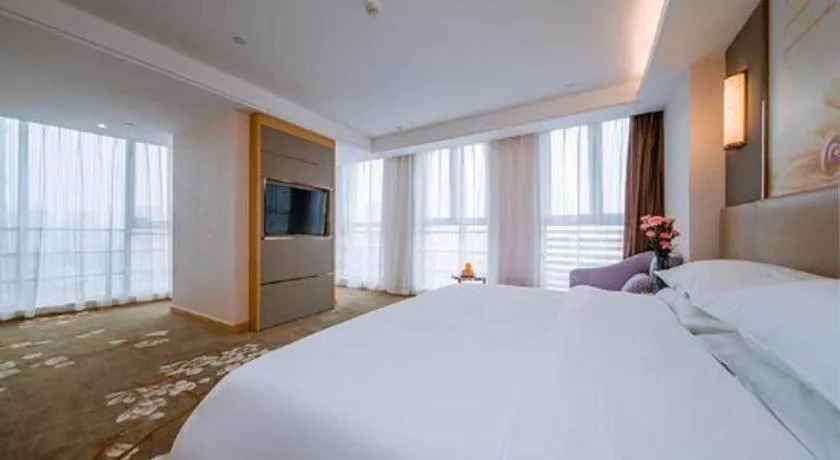 Bed in Vienna Hotel Wuhan Wenhua Avenue Jiangxia Keting Metro Station