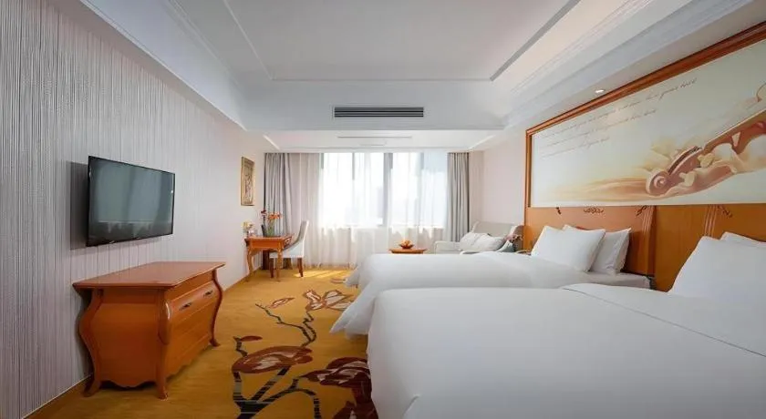 Bed in Vienna Hotel Anhui Bengbu Guzhen Railway Station