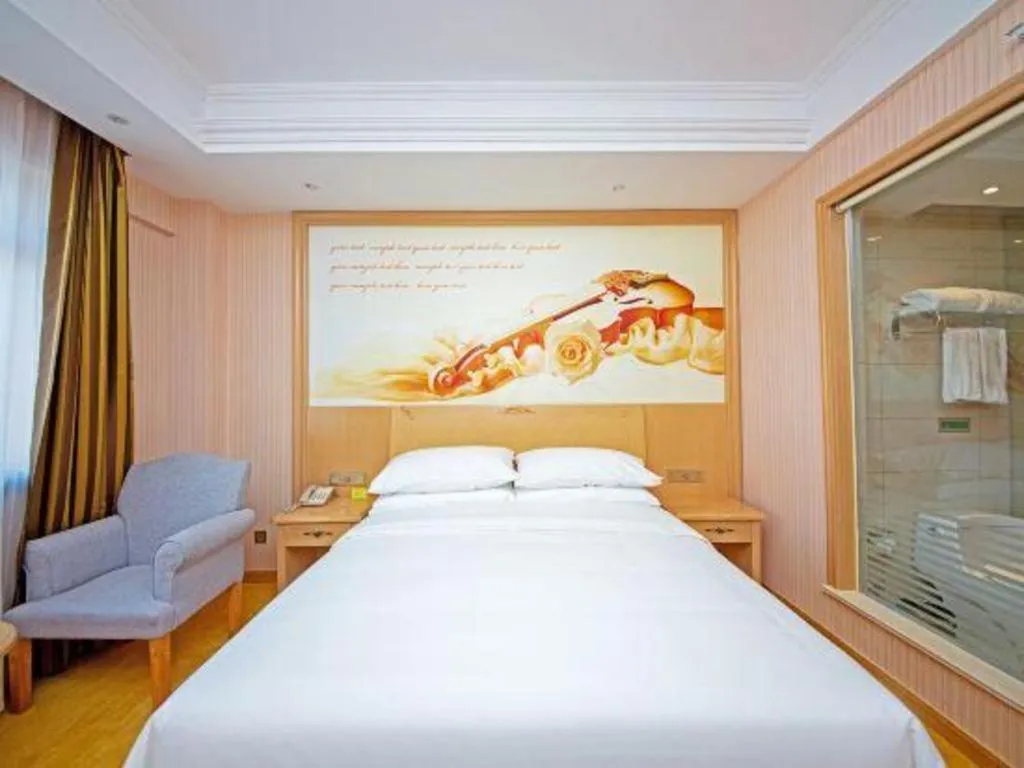 Bed in Vienna Hotel Shandong Zaozhuang Qingtan Road