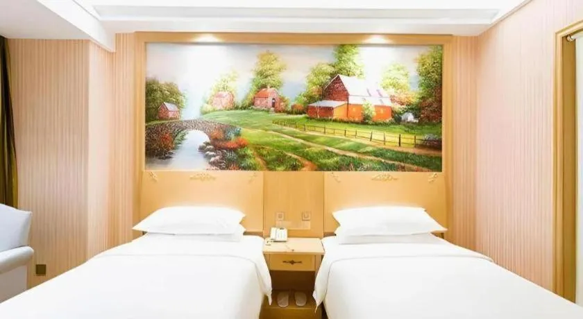 Bed in Vienna Hotel Shandong Zaozhuang Qingtan Road