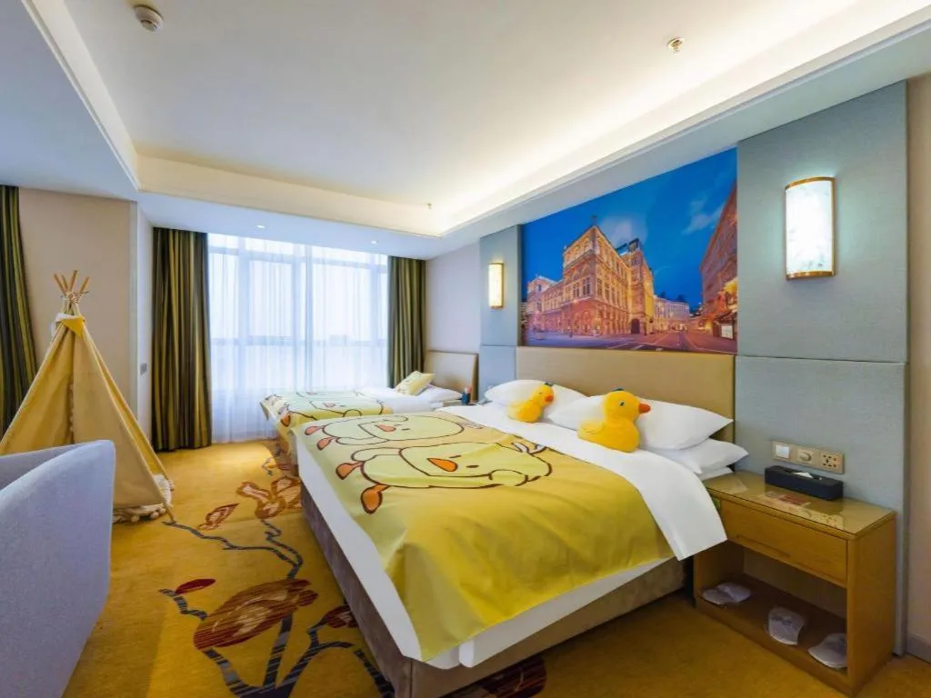 Bed in Vienna Hotel Shandong Qingzhou Ancient City