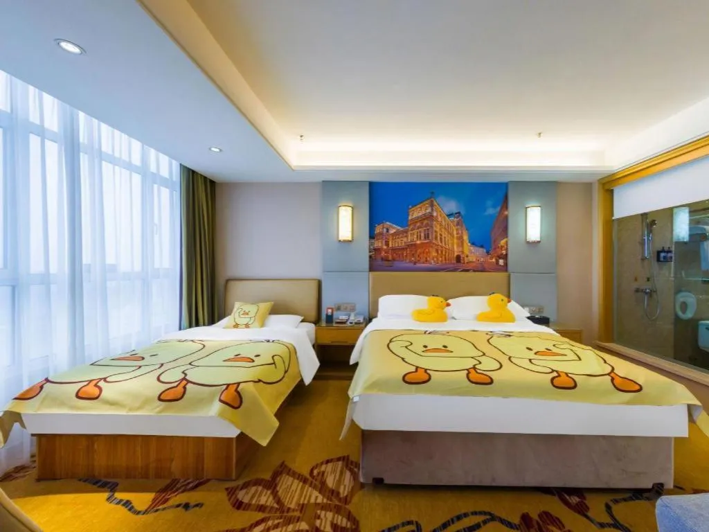Bed in Vienna Hotel Shandong Qingzhou Ancient City