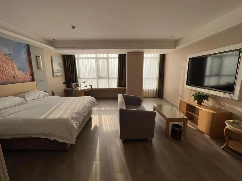 Bed in Vienna Hotel Shandong Qingzhou Ancient City