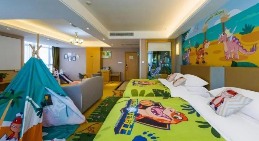 Bed in Vienna Hotel Shandong Qingzhou Ancient City