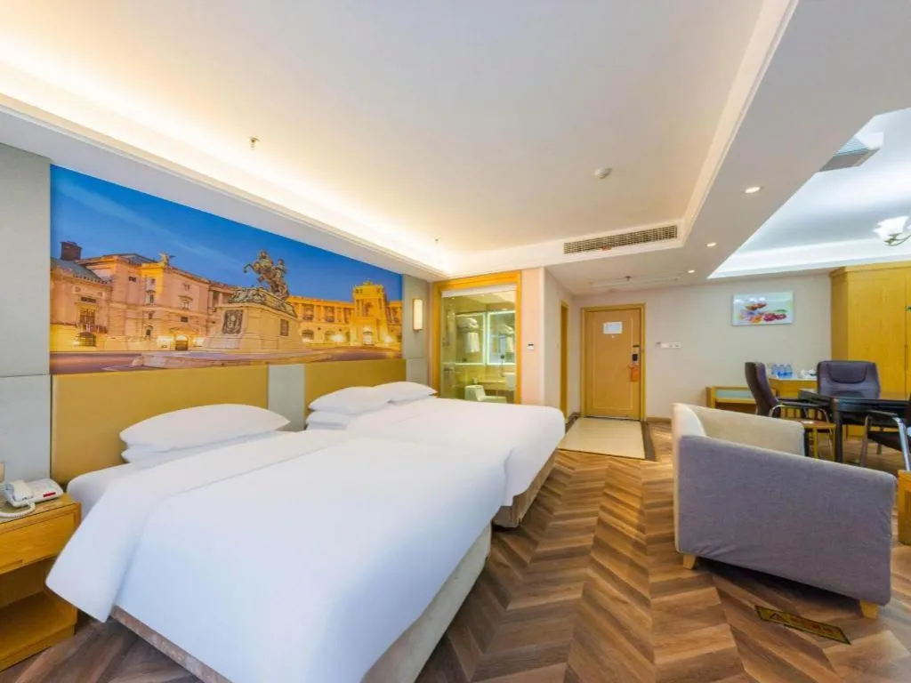 Bed in Vienna Hotel Shandong Qingzhou Ancient City