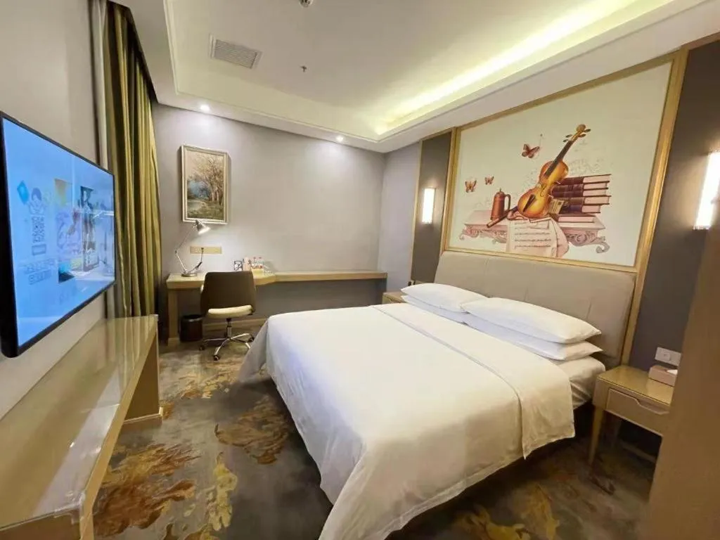 Bed in Vienna Hotel Tianjin Binhai International Airport Free Trade Zone