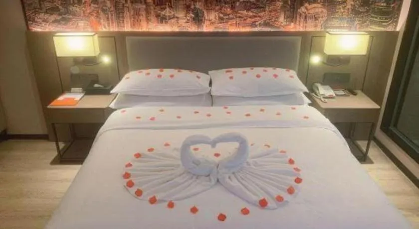 Bed in Vienna Hotel Tianjin Jinzhong Street