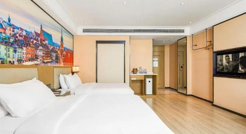 Bed in Vienna Hotel Tianjin Jinzhong Street