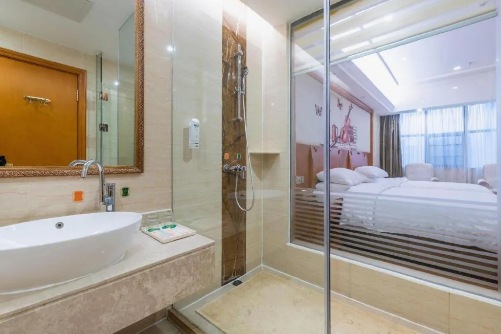 Bed in Vienna Hotel Hunan Shaoyang South Railway Station