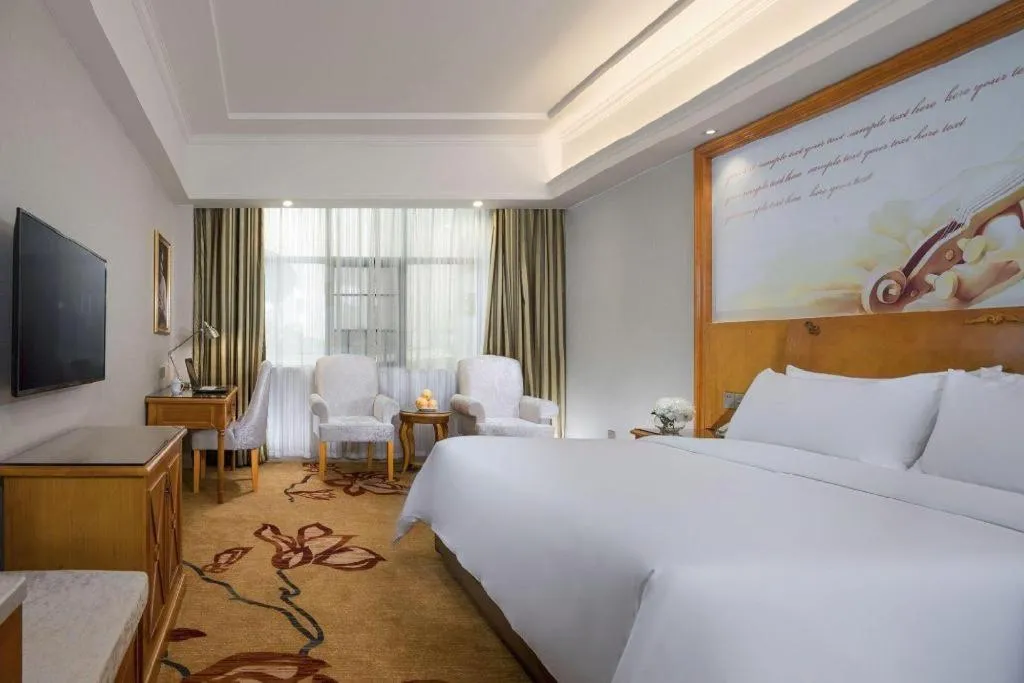 Bed in Vienna Hotel Hunan Shaoyang South Railway Station