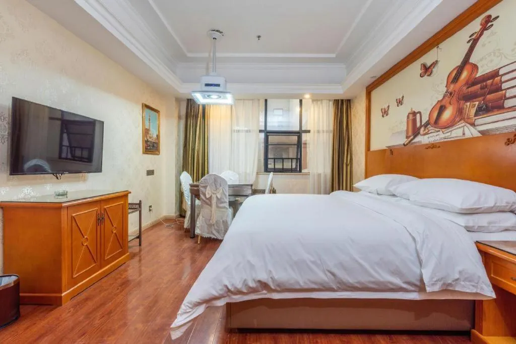 Bed in Vienna Hotel Hunan Shaoyang South Railway Station