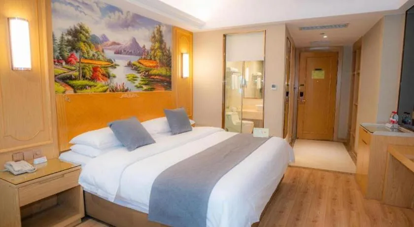 Bed in Vienna Hotel Chongqing Jiefangbei Hongyadong