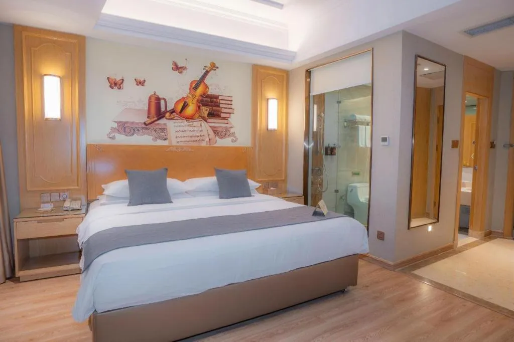 Bed in Vienna Hotel Chongqing Jiefangbei Hongyadong