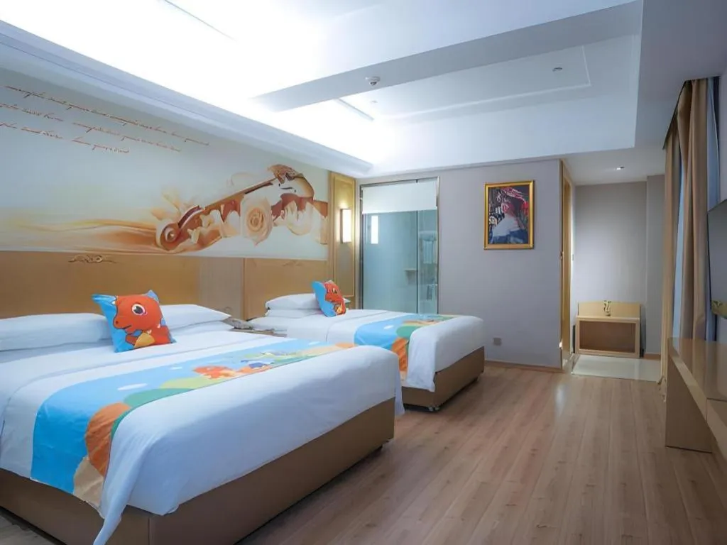 Bed in Vienna Hotel Chongqing Jiefangbei Hongyadong