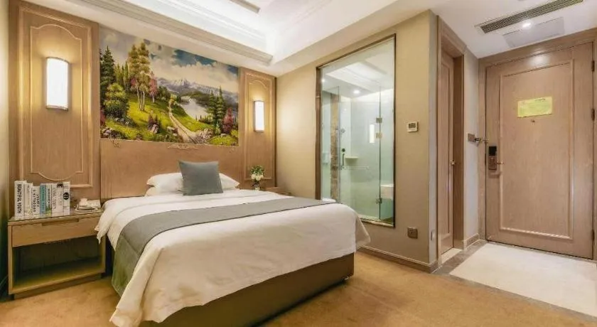 Bed in Vienna Hotel Chongqing Jiefangbei Hongyadong