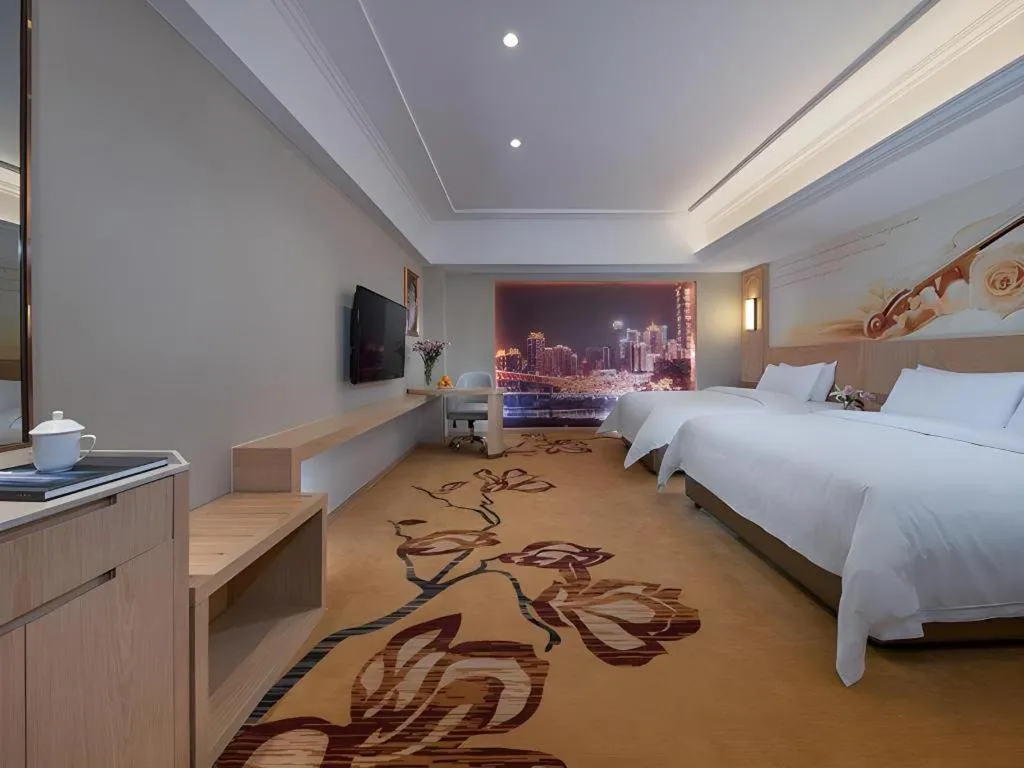 Bed in Vienna Hotel Chongqing Jiefangbei Hongyadong