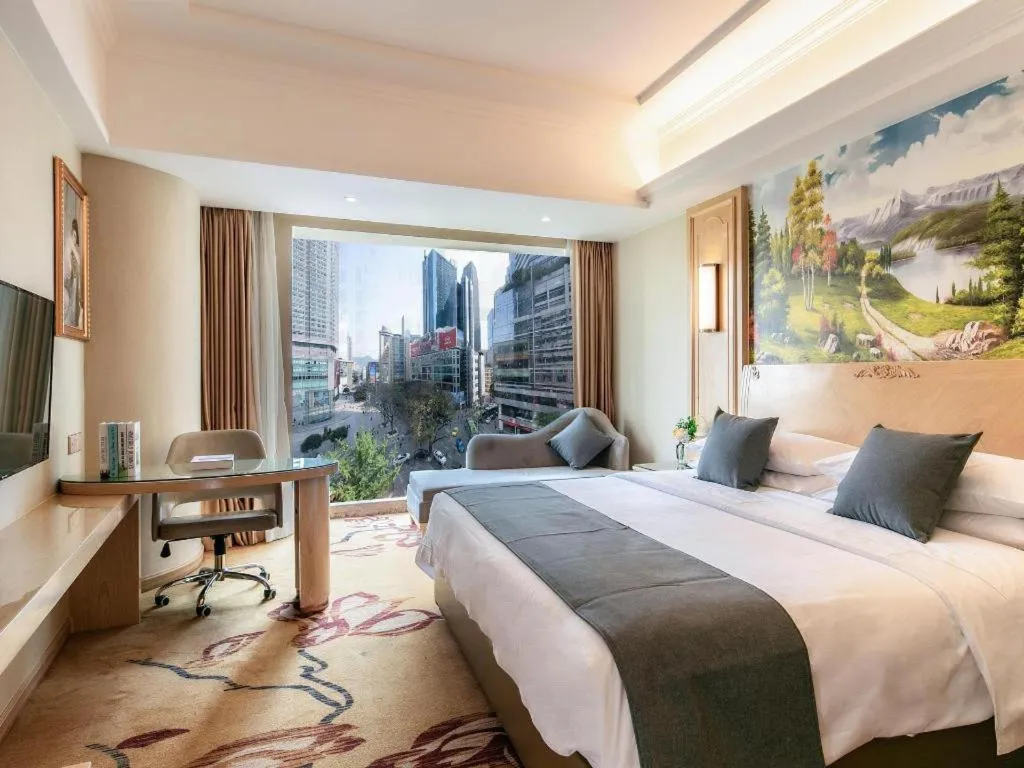 Bed in Vienna Hotel Chongqing Jiefangbei Hongyadong