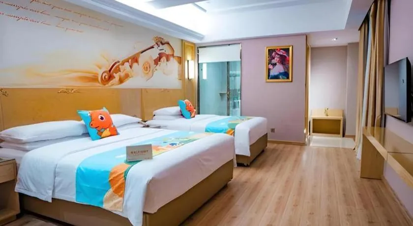 Bed in Vienna Hotel Chongqing Jiefangbei Hongyadong