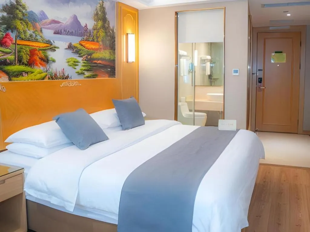 Bed in Vienna Hotel Chongqing Jiefangbei Hongyadong