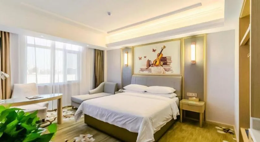 Bed in Vienna Hotel Shandong Qingdao Jiaodong International Airport Hai'er Avenue