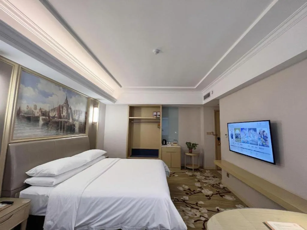 Bed in Vienna Hotel Shandong Qingdao Jiaodong International Airport Hai'er Avenue