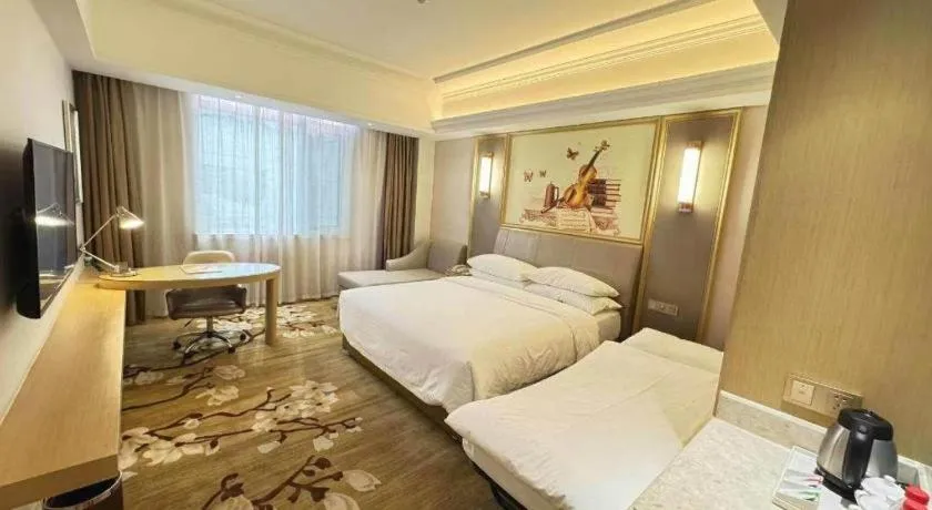 Bed in Vienna Hotel Shandong Qingdao Jiaodong International Airport Hai'er Avenue