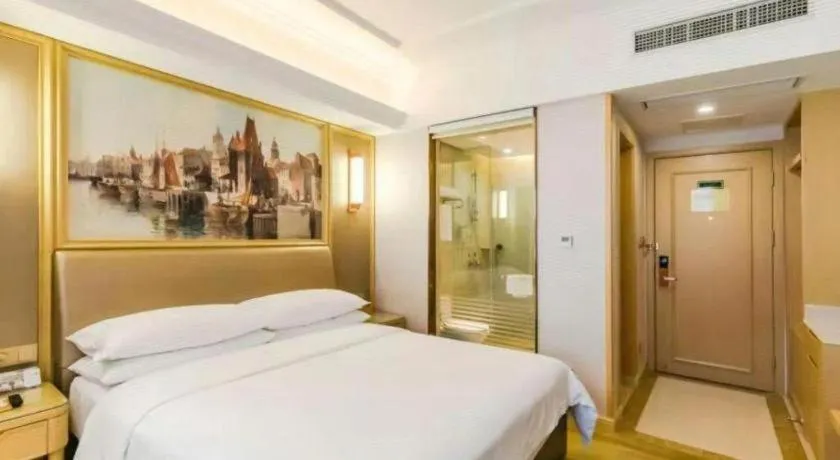 Bed in Vienna Hotel Shandong Qingdao Jiaodong International Airport Hai'er Avenue