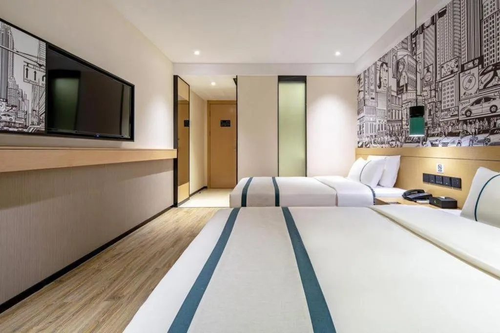Bed in City Comfort Inn Nanning Kuaihuan Building Materials Market Yongwu Road Metro Station