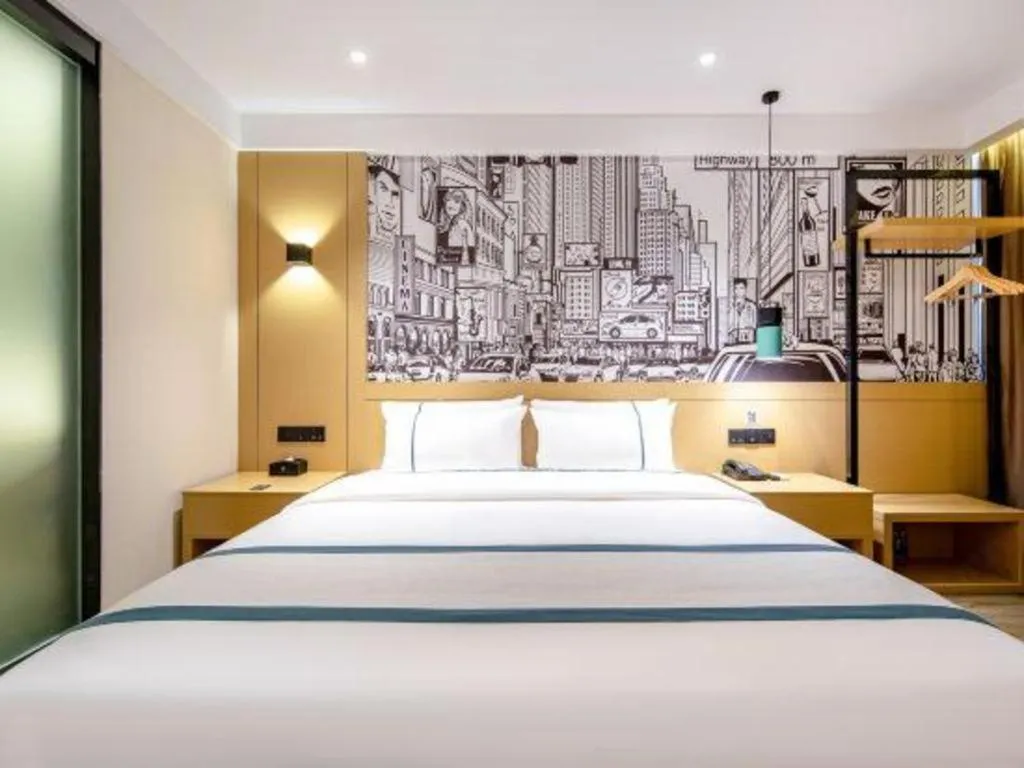 Bed in City Comfort Inn Nanning Kuaihuan Building Materials Market Yongwu Road Metro Station