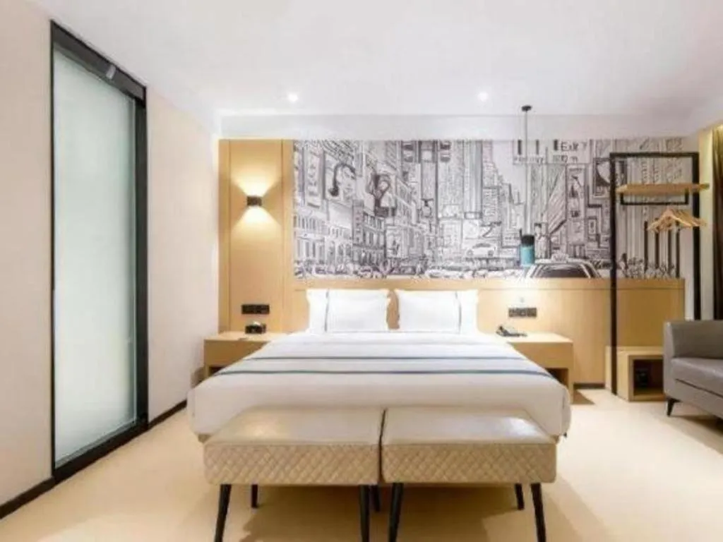 Bed in City Comfort Inn Nanning Kuaihuan Building Materials Market Yongwu Road Metro Station