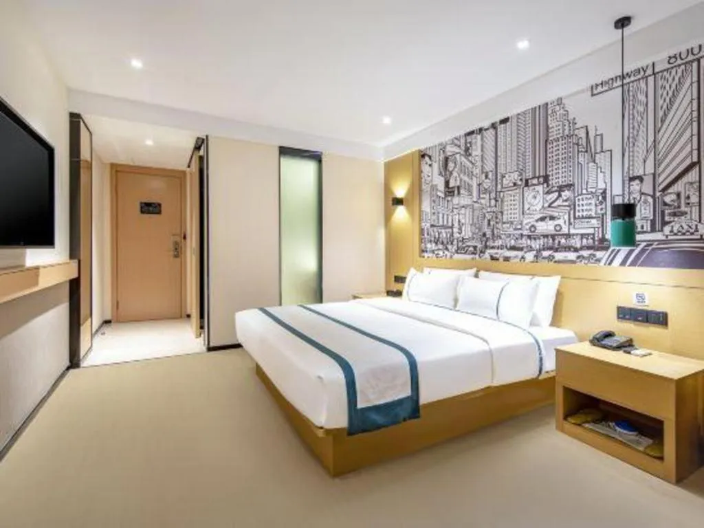 Bed in City Comfort Inn Nanning Kuaihuan Building Materials Market Yongwu Road Metro Station