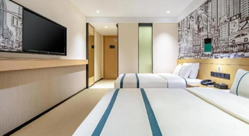 Bed in City Comfort Inn Nanning Kuaihuan Building Materials Market Yongwu Road Metro Station