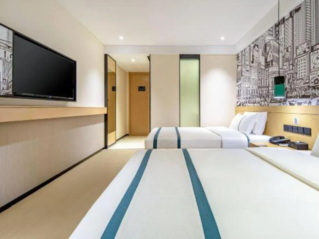 Bed in City Comfort Inn Nanning Kuaihuan Building Materials Market Yongwu Road Metro Station