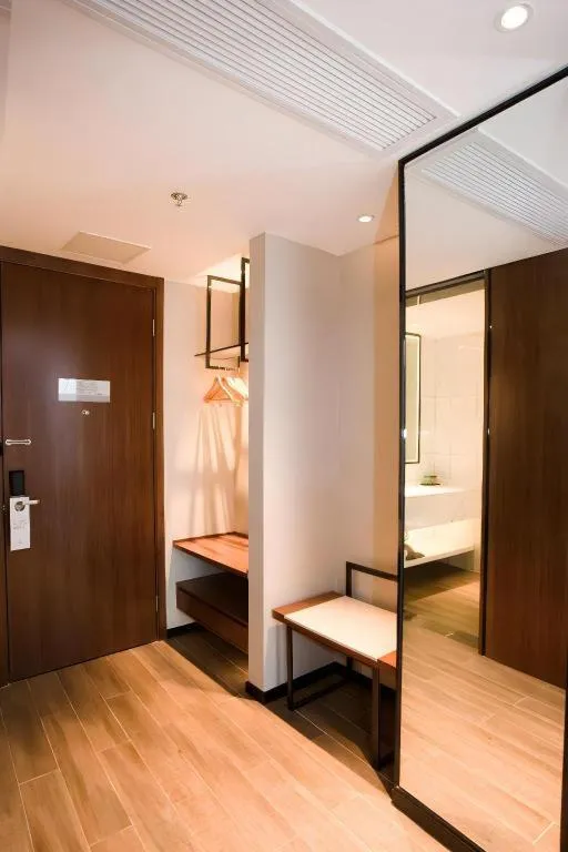 Bed in Borrman Hotel Baise High-speed Railway Station Hengning Plaza