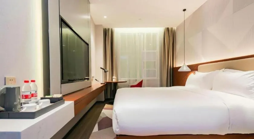 Bed in Borrman Hotel Xi'an North High-speed Railway Station