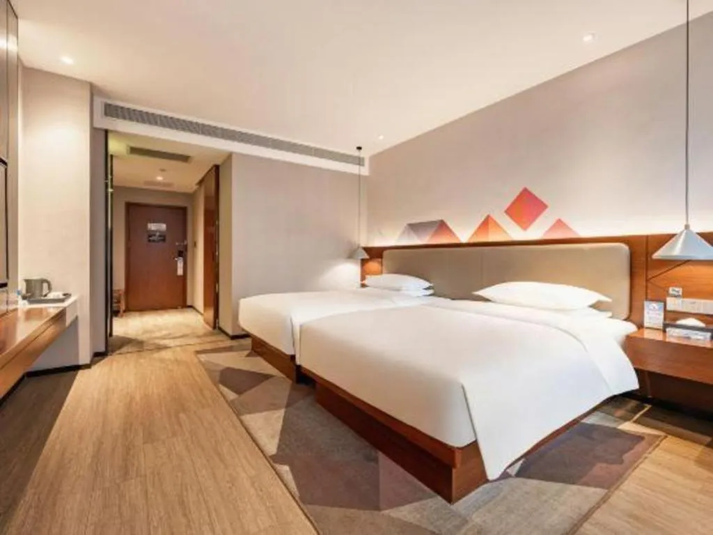 Bed in Borrman Hotel Xi'an North High-speed Railway Station