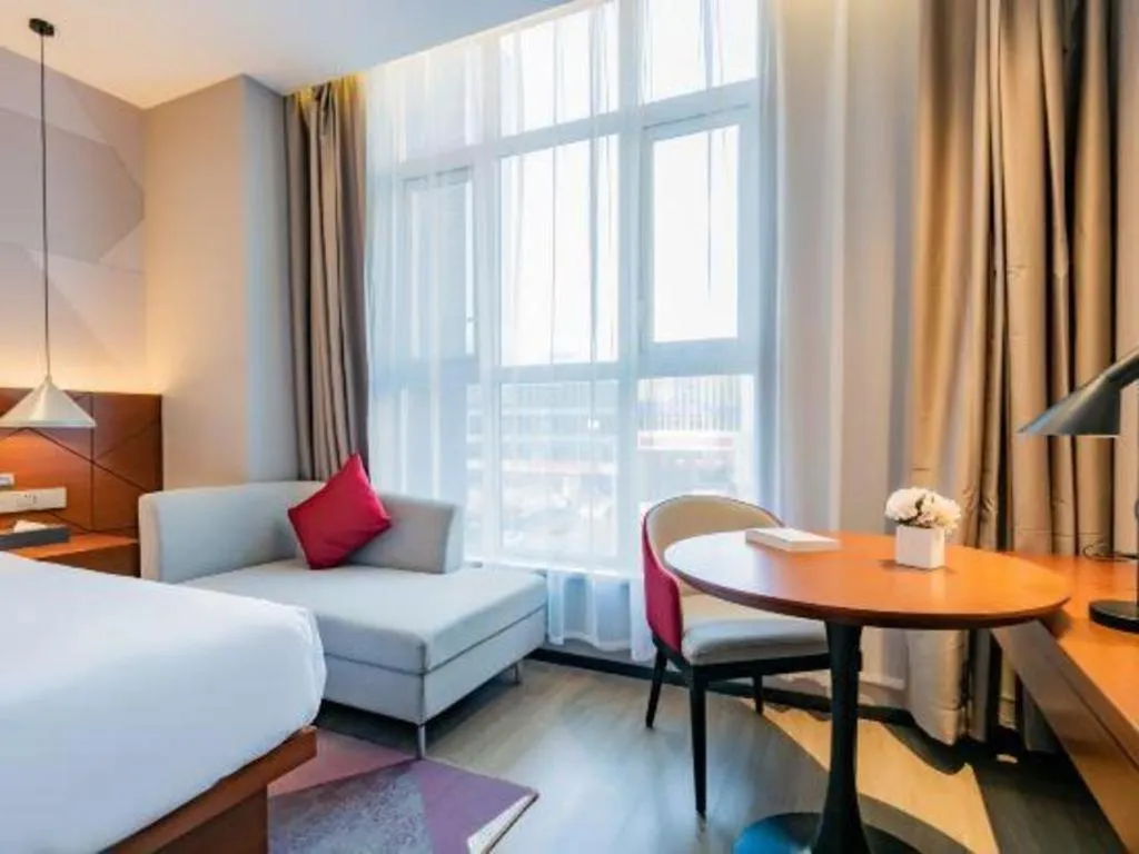 Bed in Borrman Hotel Xi'an North High-speed Railway Station