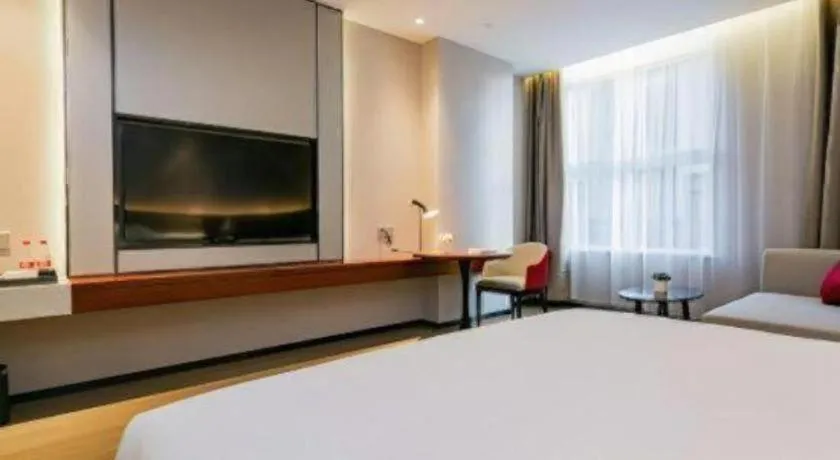 Bed in Borrman Hotel Xi'an North High-speed Railway Station