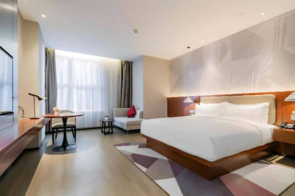 Bed in Borrman Hotel Xi'an North High-speed Railway Station