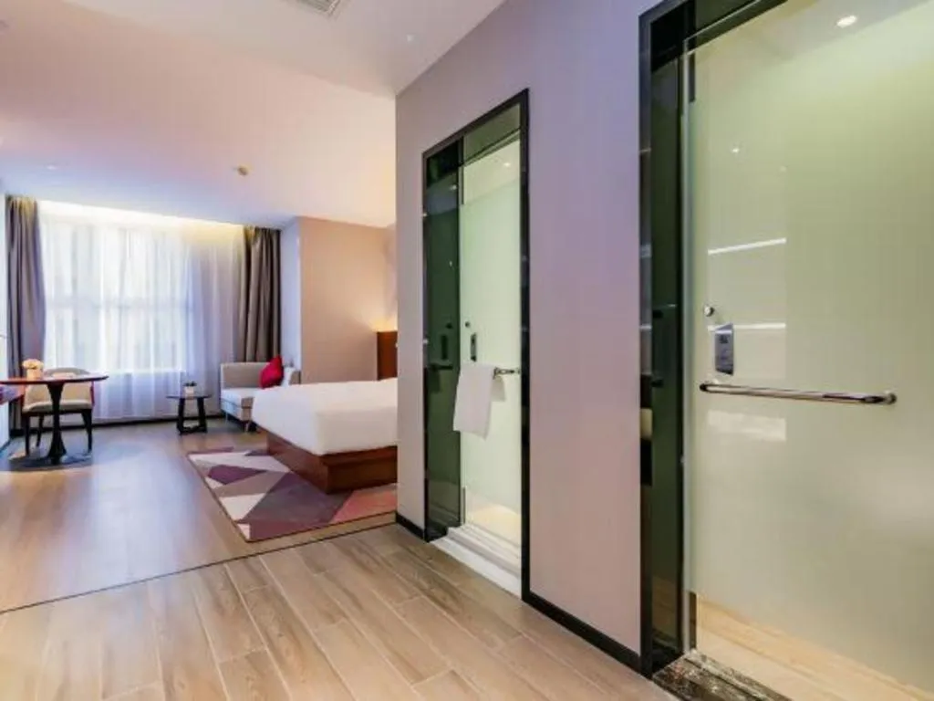 Bed in Borrman Hotel Xi'an North High-speed Railway Station