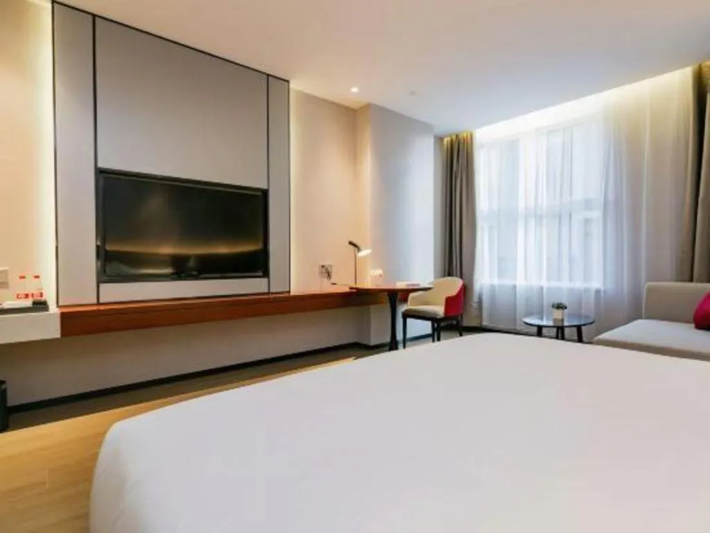 Bed in Borrman Hotel Xi'an North High-speed Railway Station