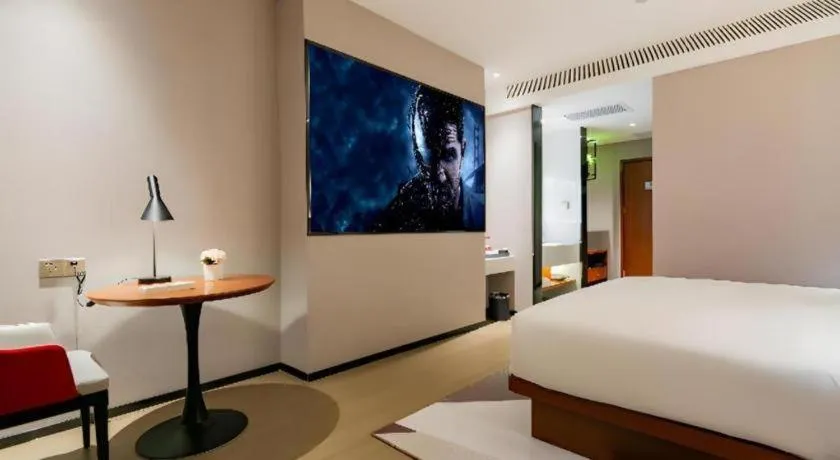 Bed in Borrman Hotel Xi'an North High-speed Railway Station