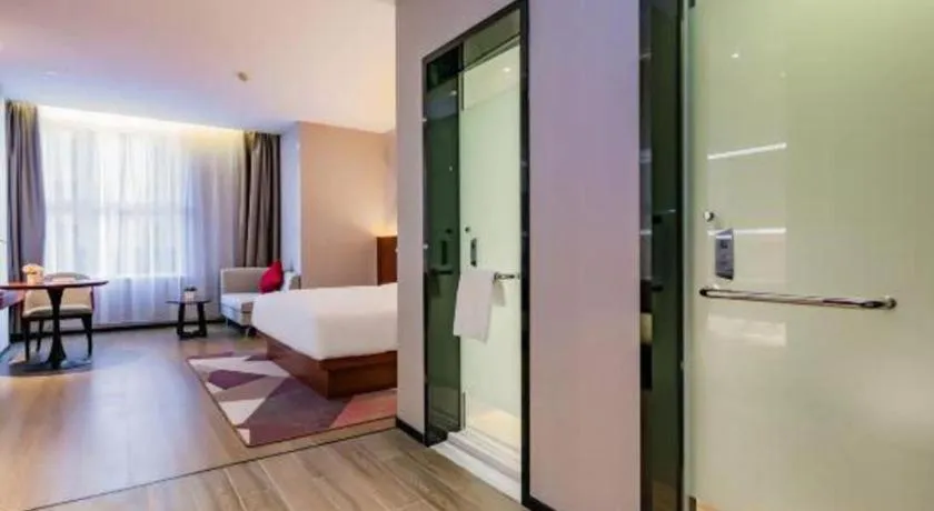 Bed in Borrman Hotel Xi'an North High-speed Railway Station