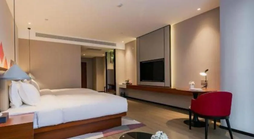 Bed in Borrman Hotel Xi'an North High-speed Railway Station