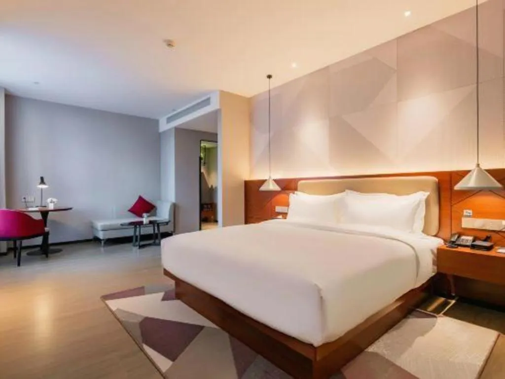 Bed in Borrman Hotel Xi'an North High-speed Railway Station